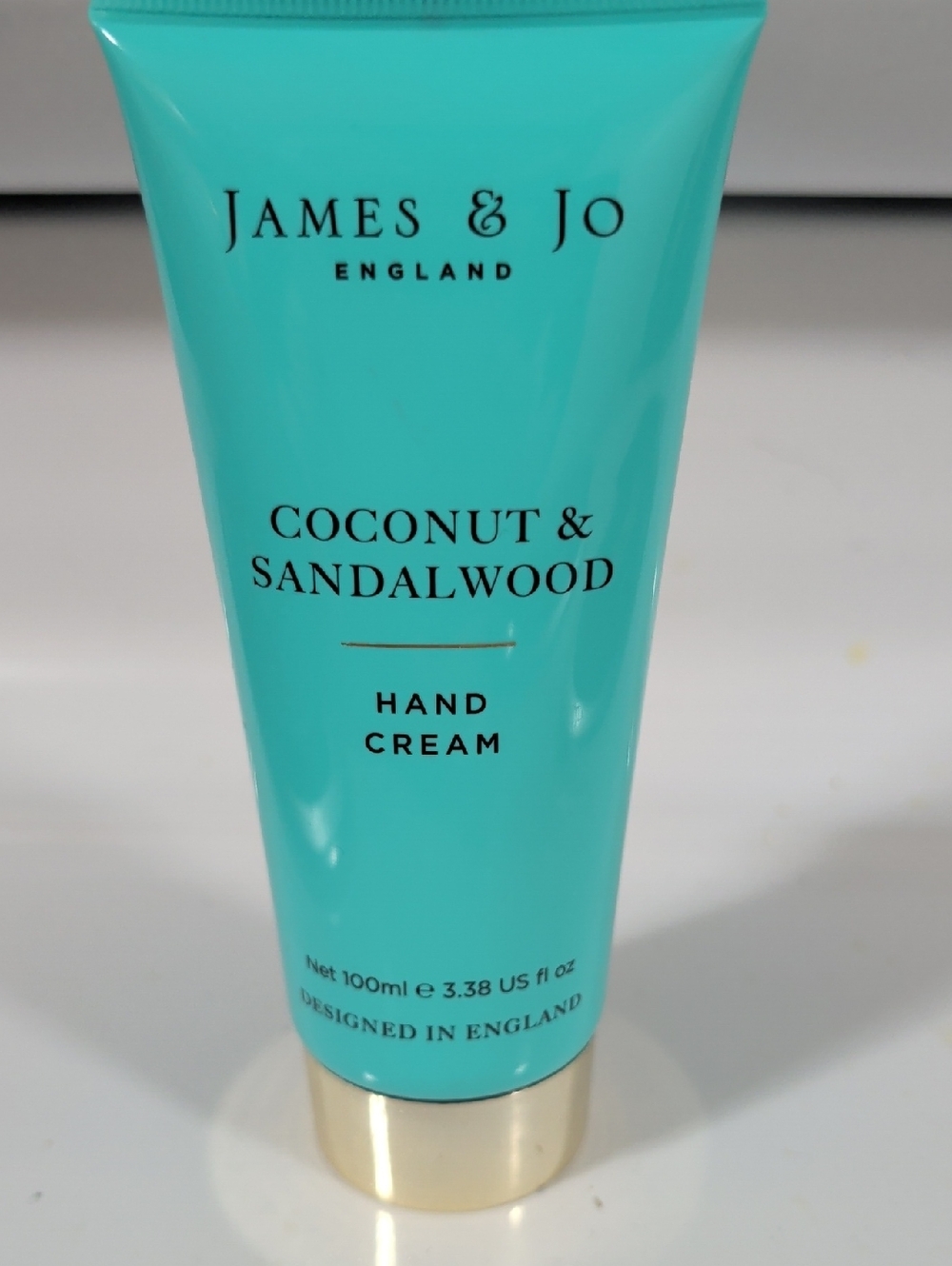 James & Joy Coconut & Sandalwood Hand Cream - Teal Tube